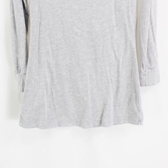 90s Vintage NATIONAL JEAN COMPANY Gray Long Sleeve T-Shirt - Picture 5 of 11